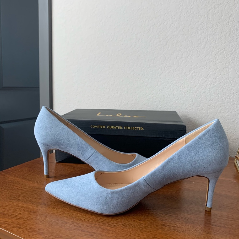 Blue heels